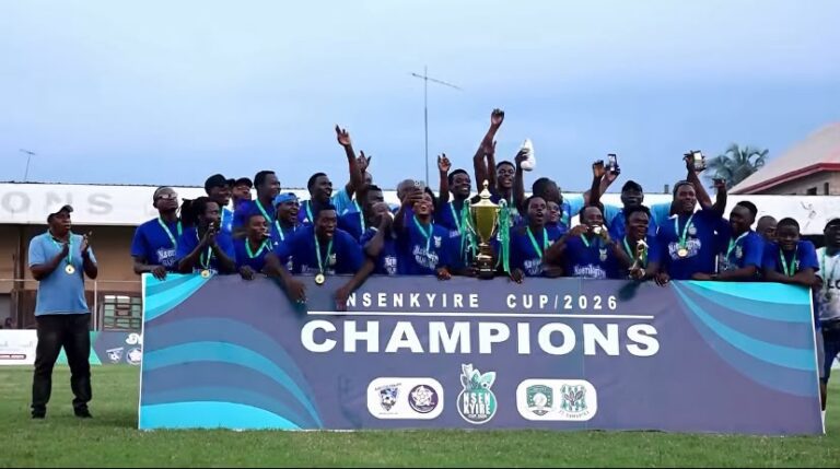 Étoile Filante, championne de la Nsenkyire Cup 2026 au Ghana